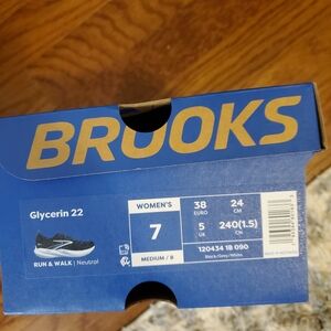 Brooks Glycerin 22 Women's Running Shoes - Black and Gray